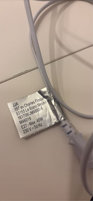 Conjunto de candeeiros de mesa