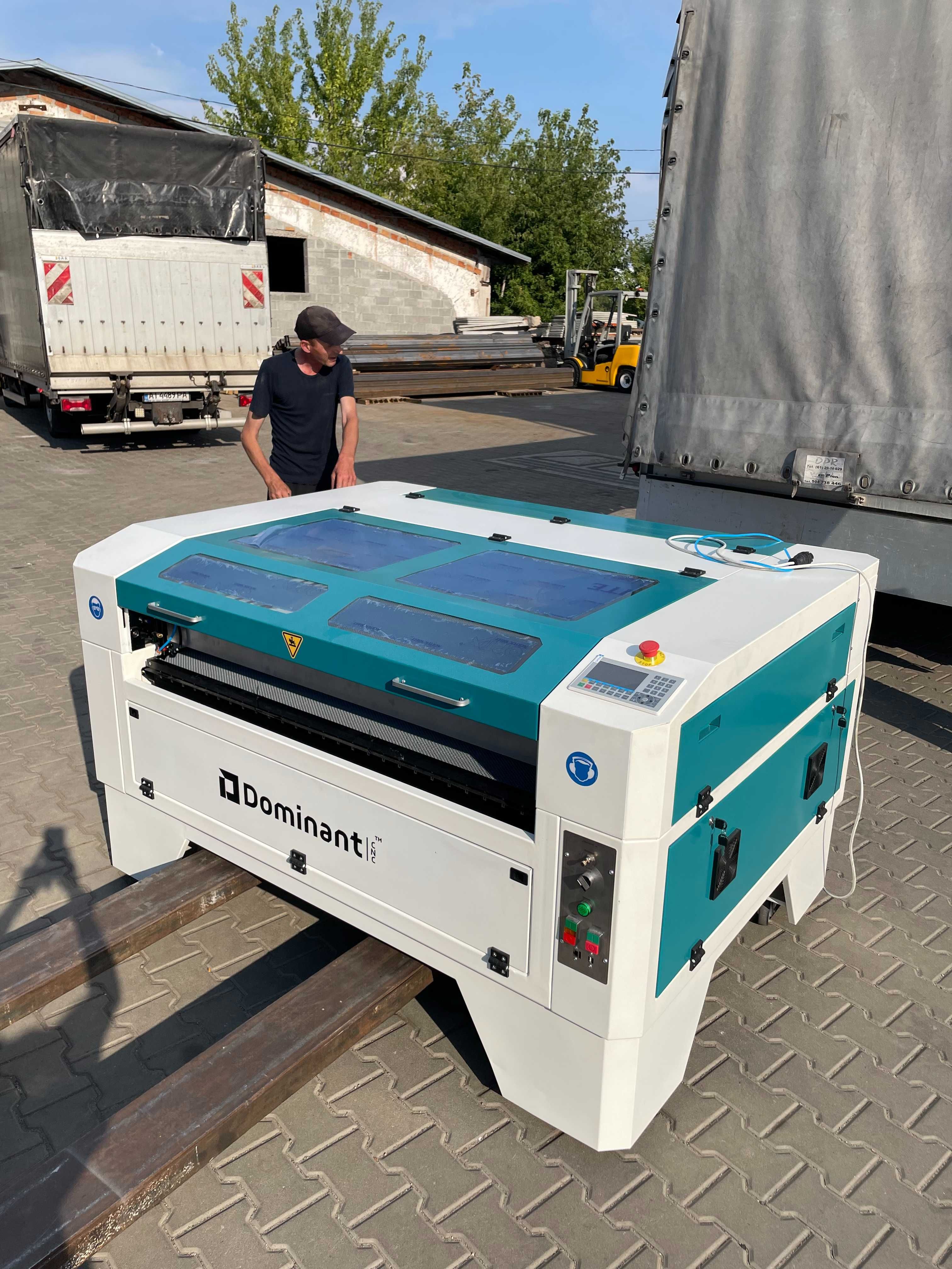 Лазерний CO2 верстат з ЧПУ 1300x900мм Dominant CNC