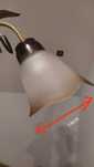 Lampa mosiężna wisząca