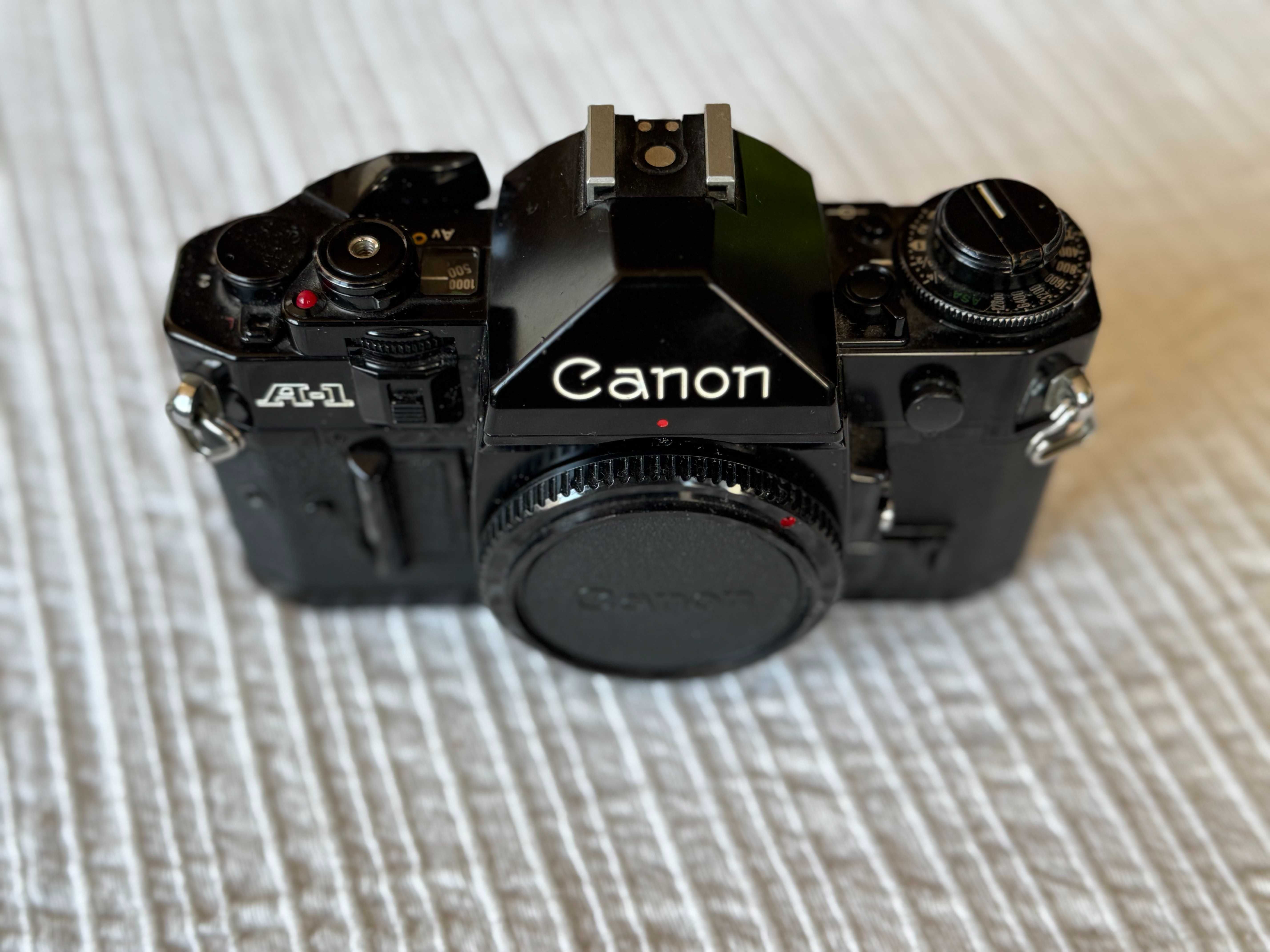 Canon A-1  - Em óptimo estado (com nome gravado)