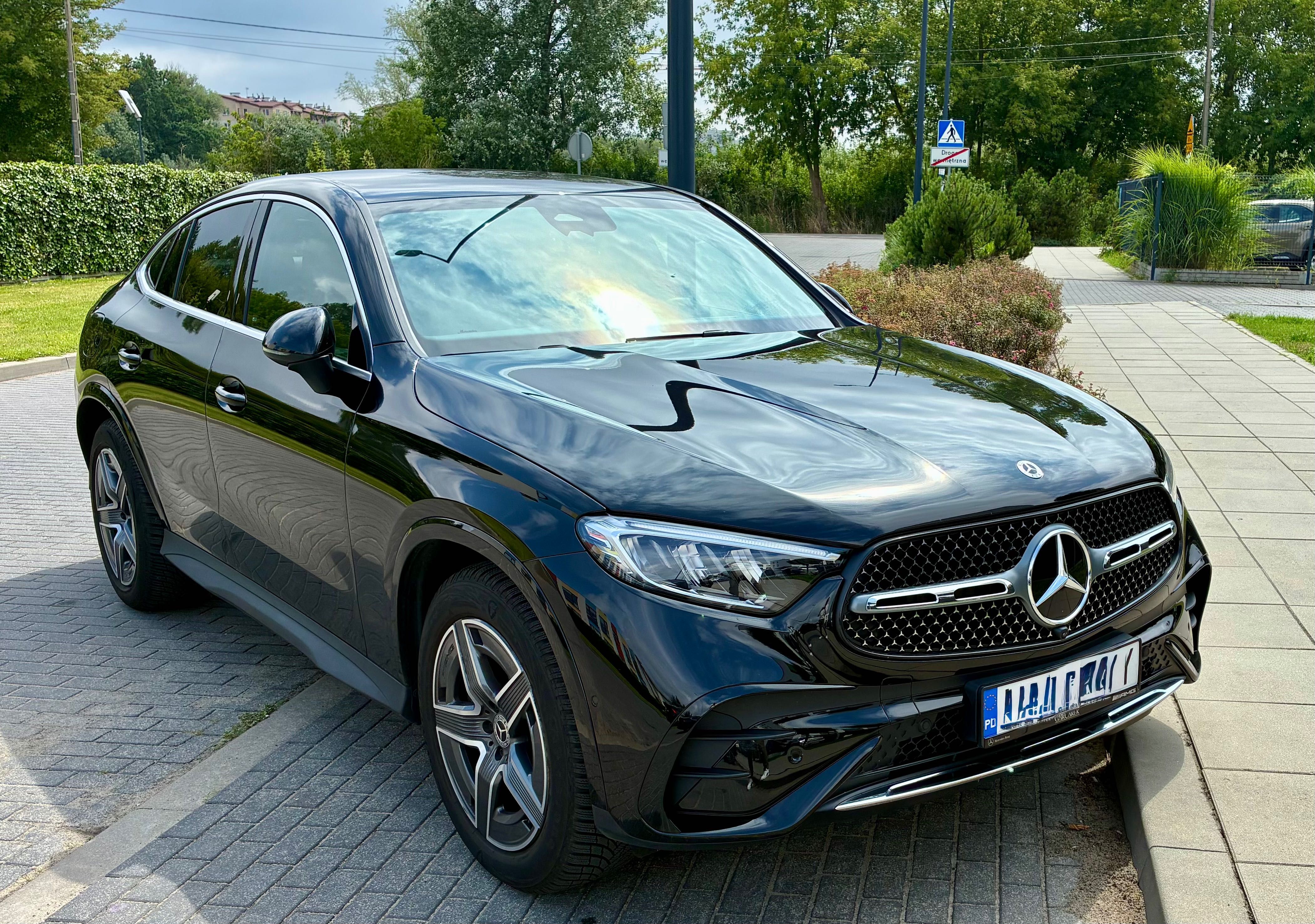 Mercedes GLC AMG z kierowcą wesela, wieczory pań/kaw, imprezy Warszawa