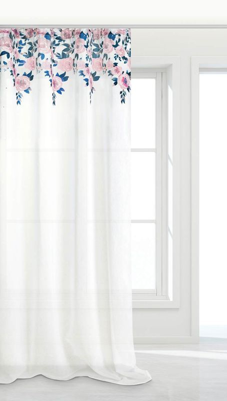 Firana 140x250 Okienna Dekoracyjna Rosally Taśma