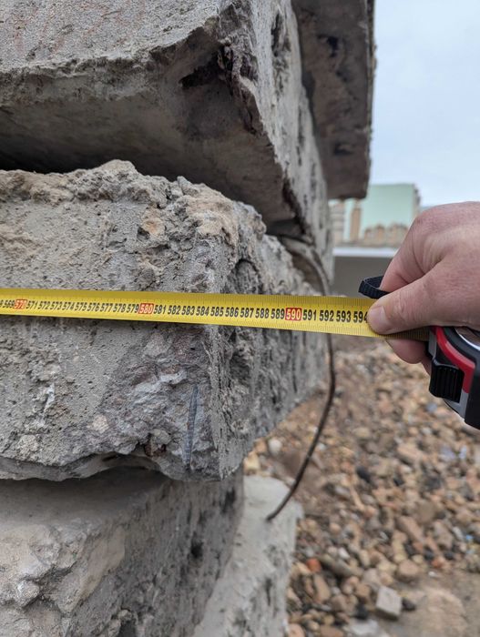 Плити перекриття 5,9м 6м 1,2м, Київ, пустотні, Б/в