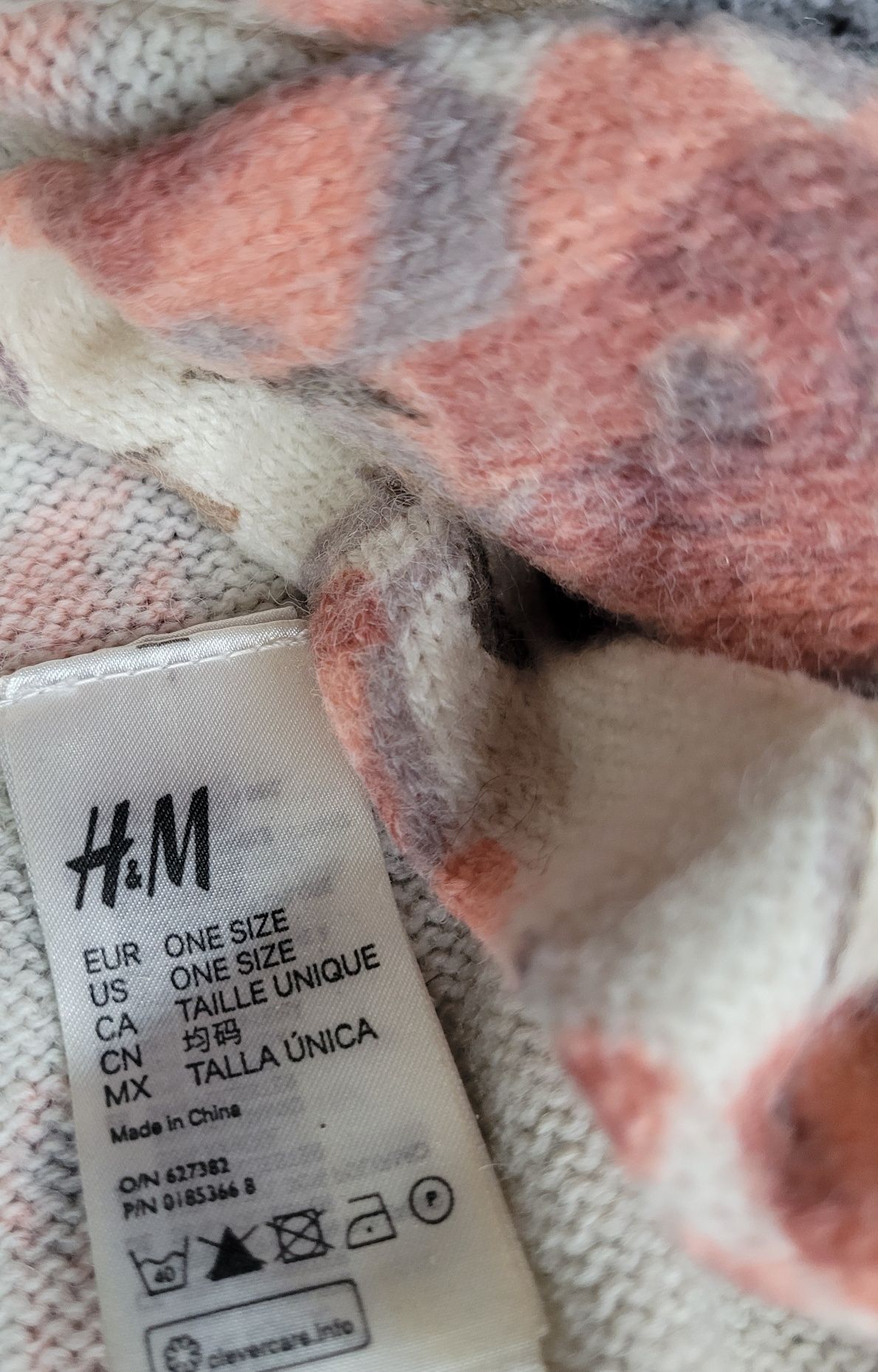 Komin w pastelowy print H&M