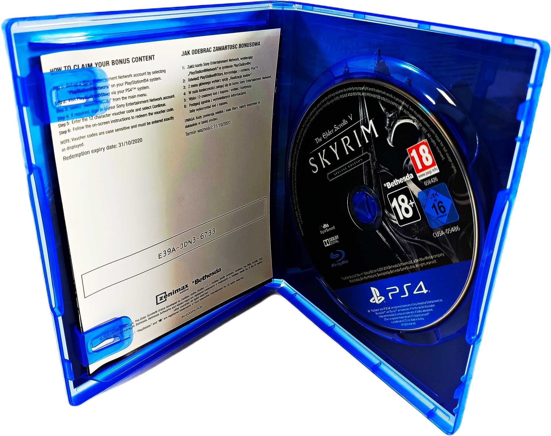 Gra na konsolę Playstation 4 The Elder Scrolls V Skyrim