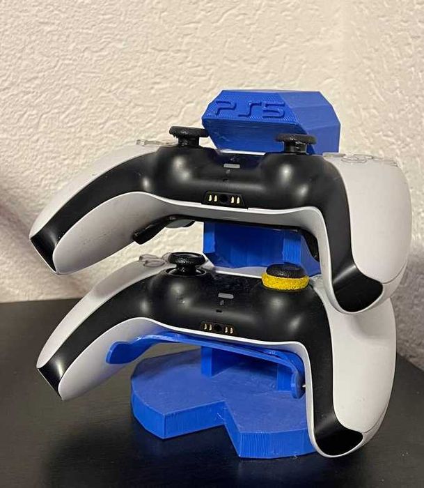 Suporte vertical para comandos PS5 DualSense – até 2 comandos