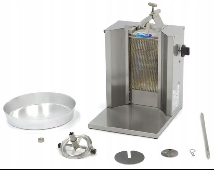 Kebab grill Gyros  gazowy 1 palnik Manualny do 10kg miesa