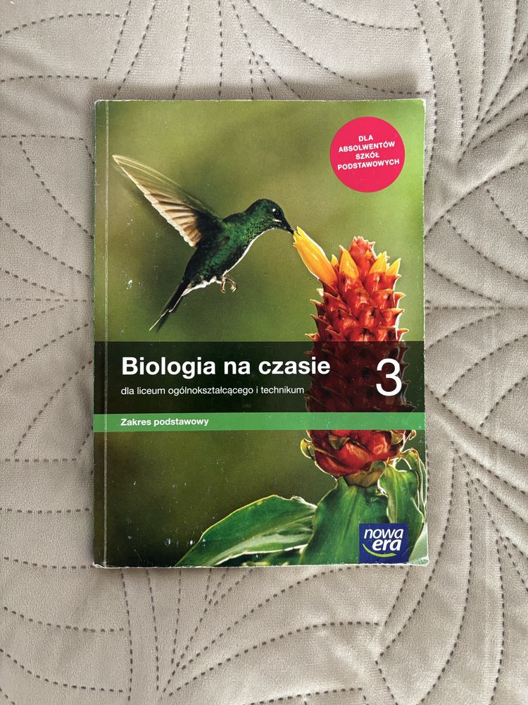 Biologia na czasie 3 zakres podstawowy NOWA ERA