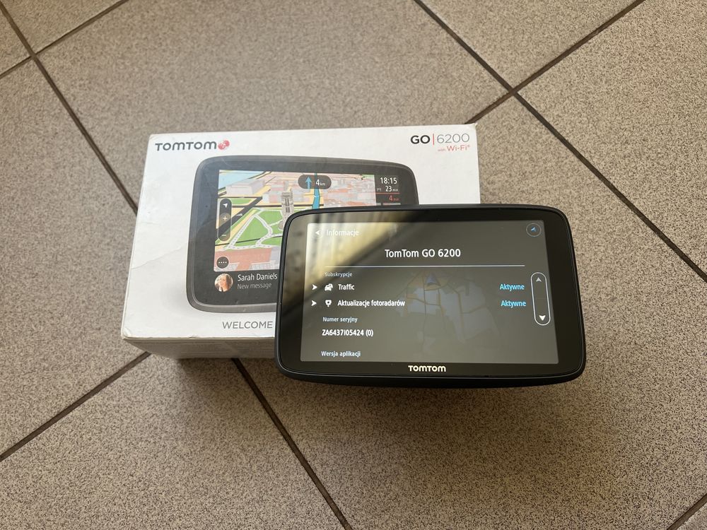 TomTom 6200 GO ! Karta sim