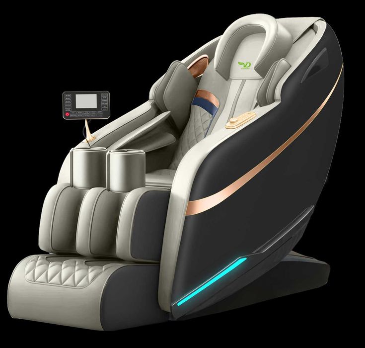 FOTEL Masażu 8D LCD BlueT Pilot EKRAN Salon fryzjerski kosmetyczny NEW