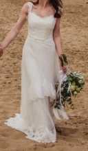 suknia ślubna z salonu Fasson ecru rozmiar 34-36