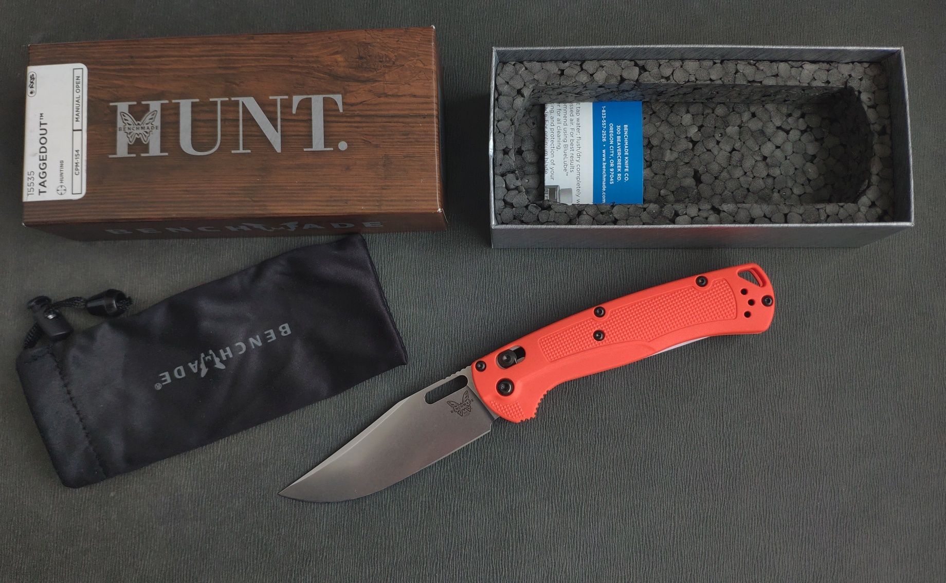 Benchmade Taggedout USA CPM-154