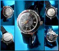 «СУБМАРИНА» 2414А-КОМАНДИРСКИЕ мужские механика часы сделано СССР 80-х
