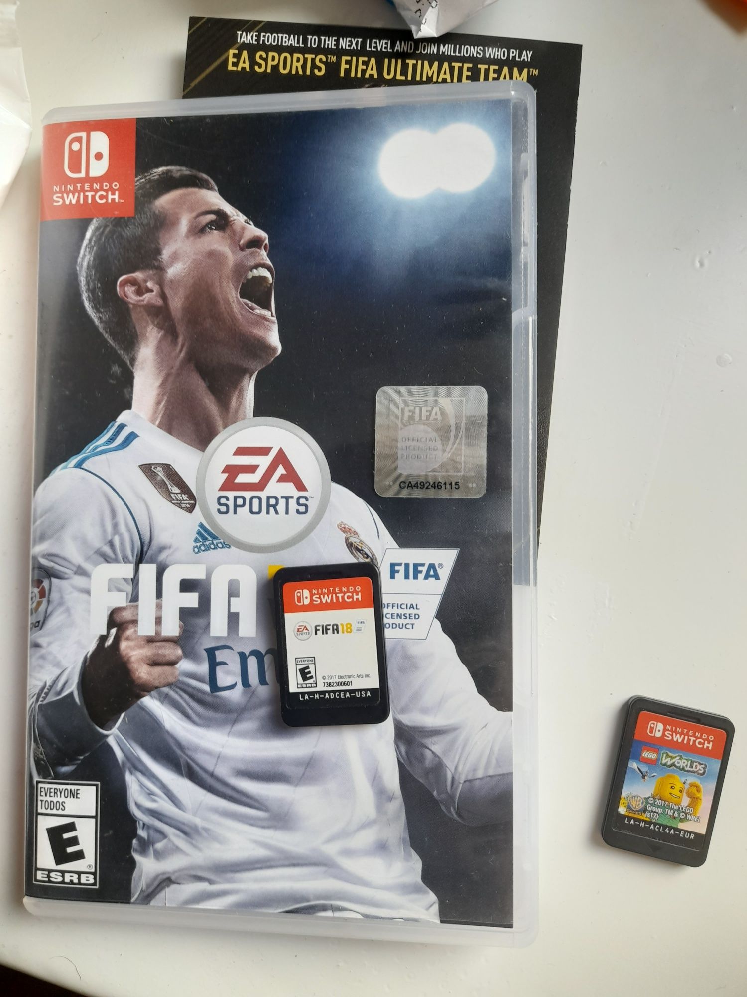 Ігри nintendo switch Відьмак,Fifa18,,red faction