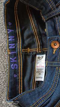 Spodnie jeansy 116/122