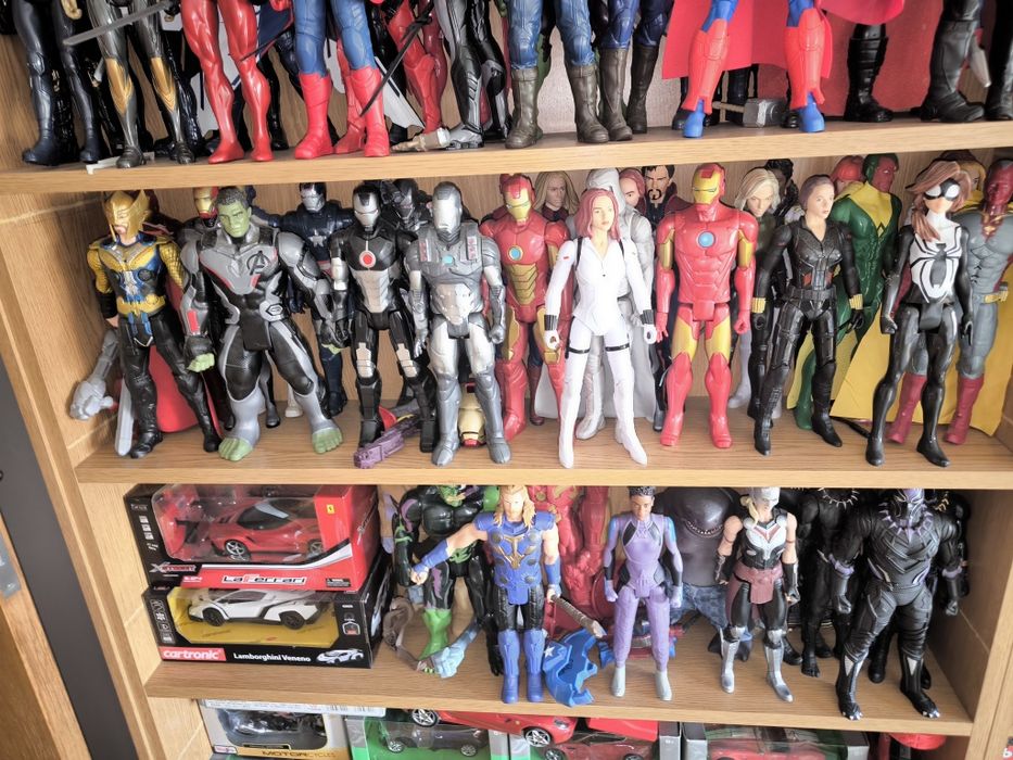 Bonecos de 30cm da Marvel, DC e Star Wars - Individual