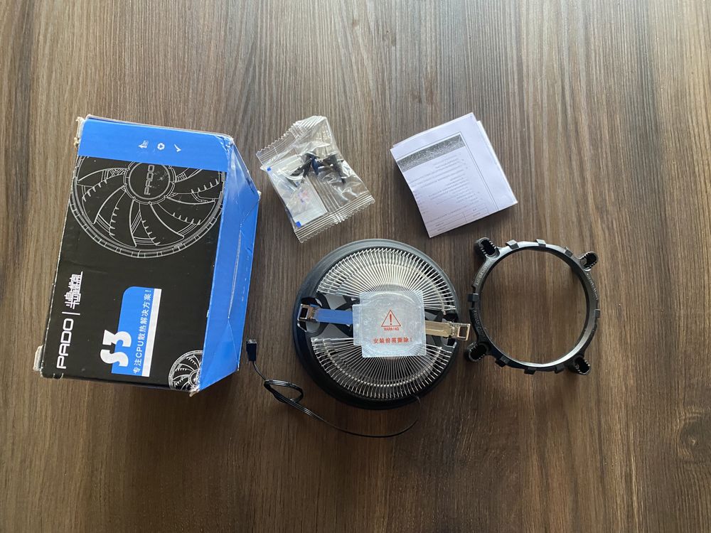 Боксовий кулер процесора Pado S3 CPU