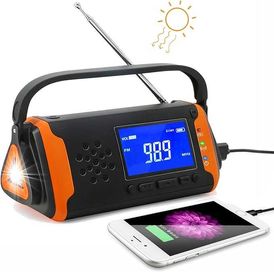 Wielofunkcyjne radio solarne Powerbank Funkcja SOS latarka