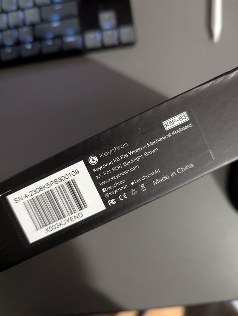 Klawiatura mechaniczna bezprzewodowa Keychron K5 PRO K5P-B3