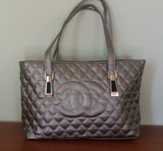 Mala de senhora  shopper bronze
