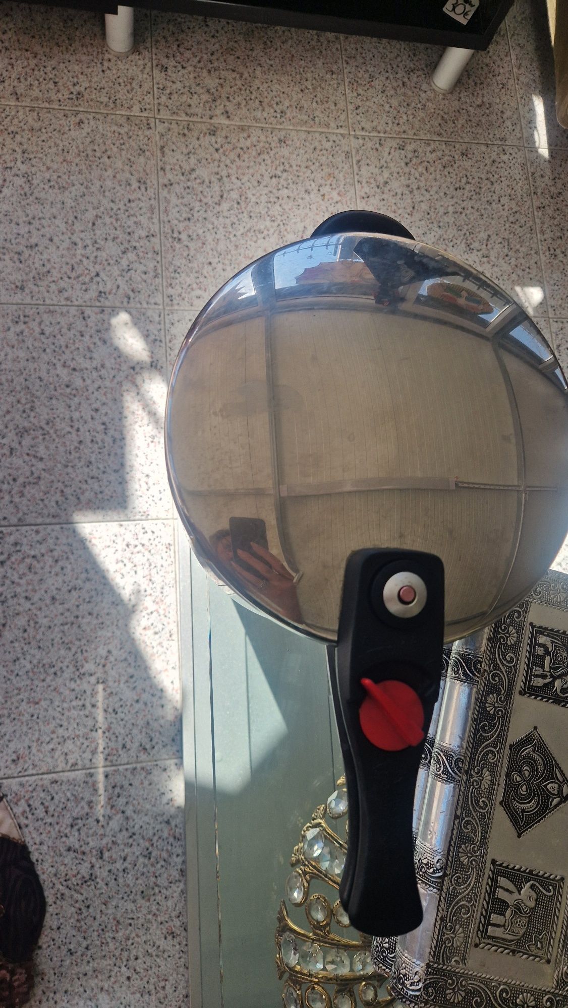 Panela de pressão em inox