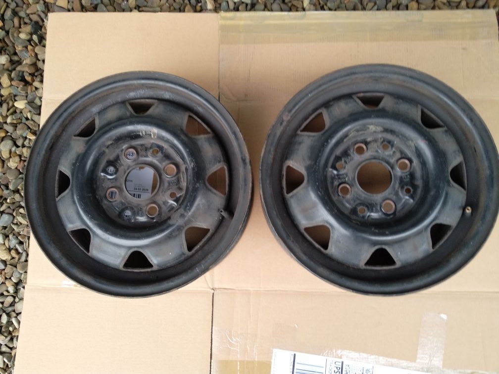 2 szt. felgi Audi 80, 90, 100, typ: 5½ Jx 14H2 431.601.025L/R ET45