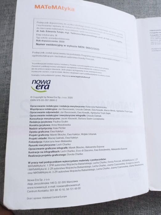 Matematyka 2 zakres podstawowy i rozszerzony Nowa era