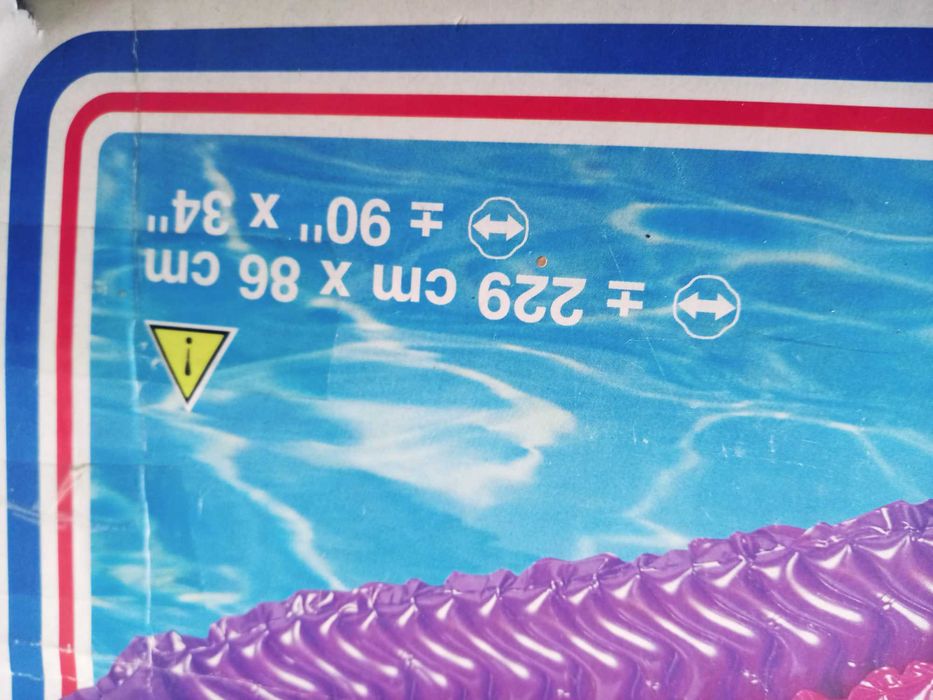 Materac dmuchany 229 cm  x 86 cm