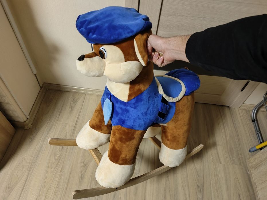 Собачка каталка Paw Patrol/ Собачка гойдалка Щенячий патруль Гонщик