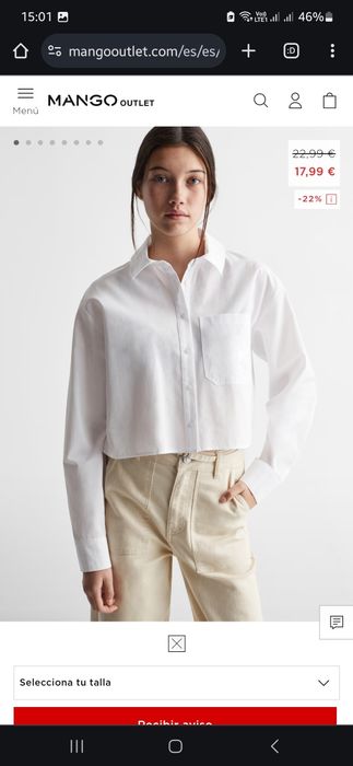 Сорочка Mango S розмір