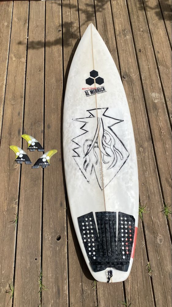 Prancha Al Merrick Two Happy 5’10 + Quilhas FCS