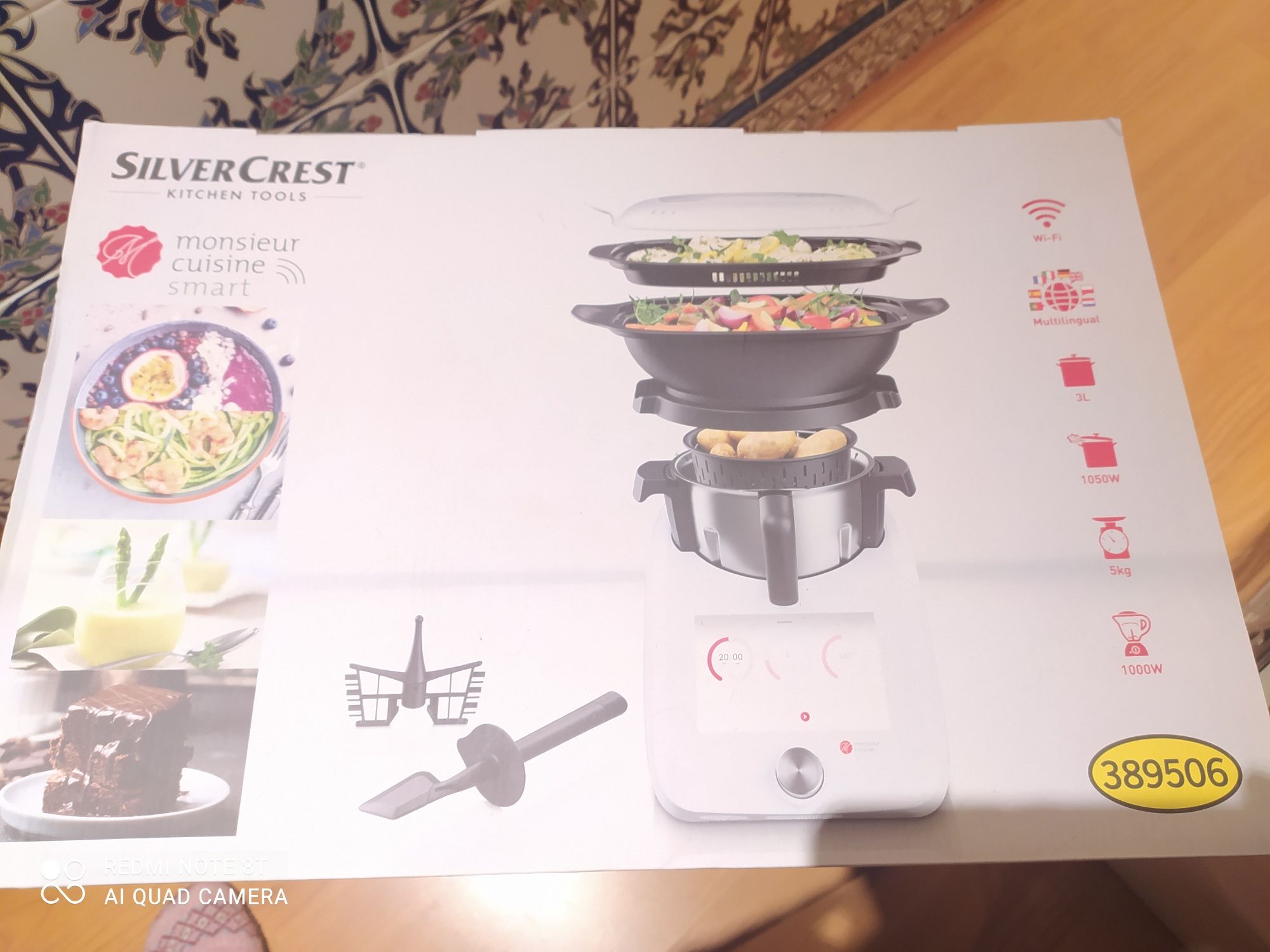 Monsieur cuisine smart, caixa selada