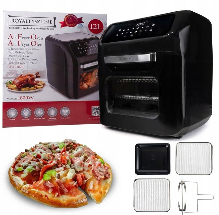 Аерогриль аерофритюрниця мультипіч 12л Royalty Line AFO-12601 1800 Вт