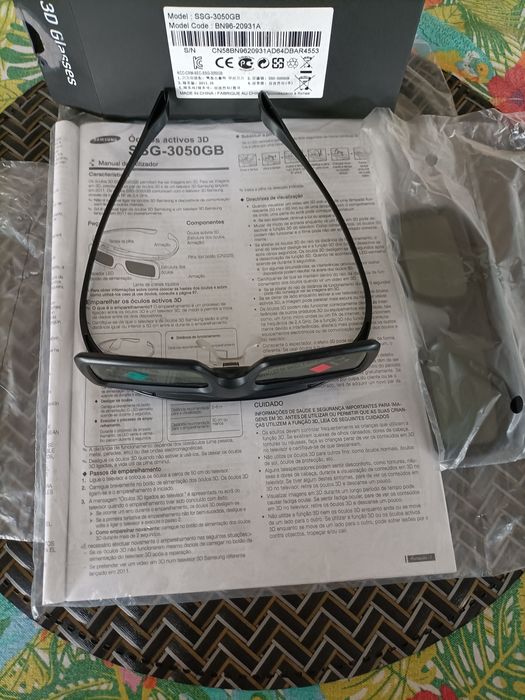 Óculos activos 3 D ( SSG-3050GB para TV Samsung