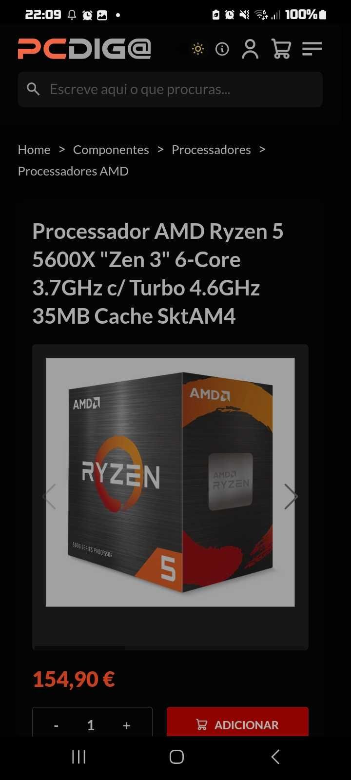 Motherboard x570 Taichi com CPU Ryzen 5 5600X e poderá ir com RAM