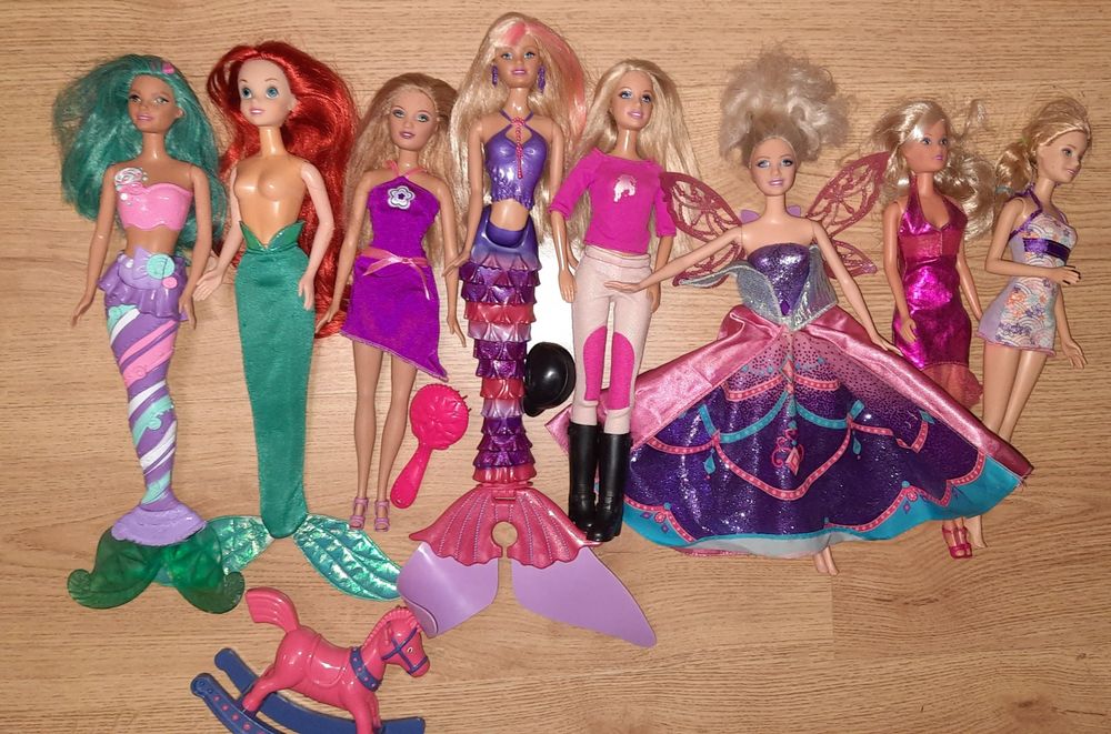 CENA ZA WSZYSTKO/Lalki barbie/syrenka/księżniczka/ariel/bajka