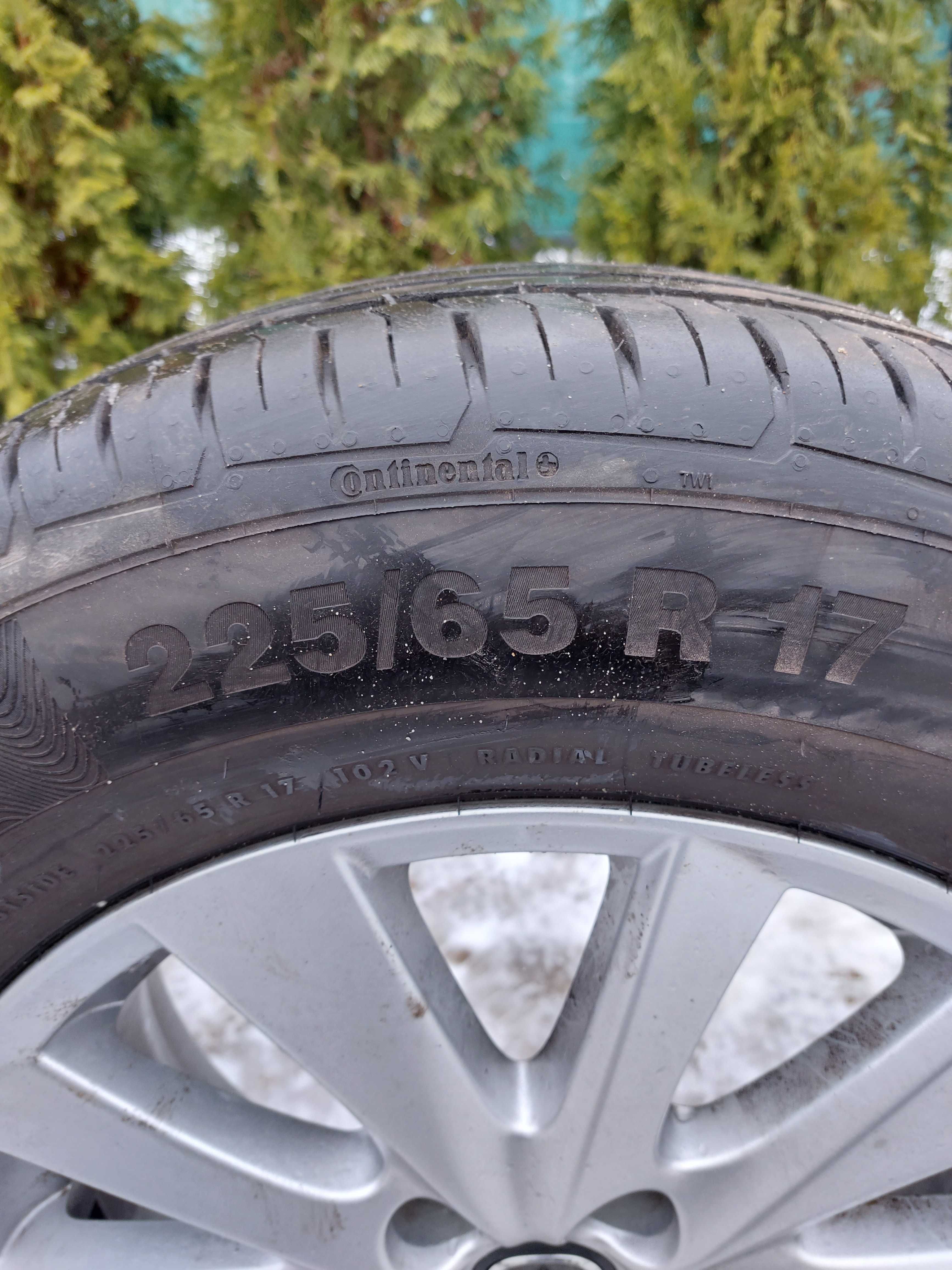 Koła felgi mazda cx5 I 225/65R17 Continental 21r.