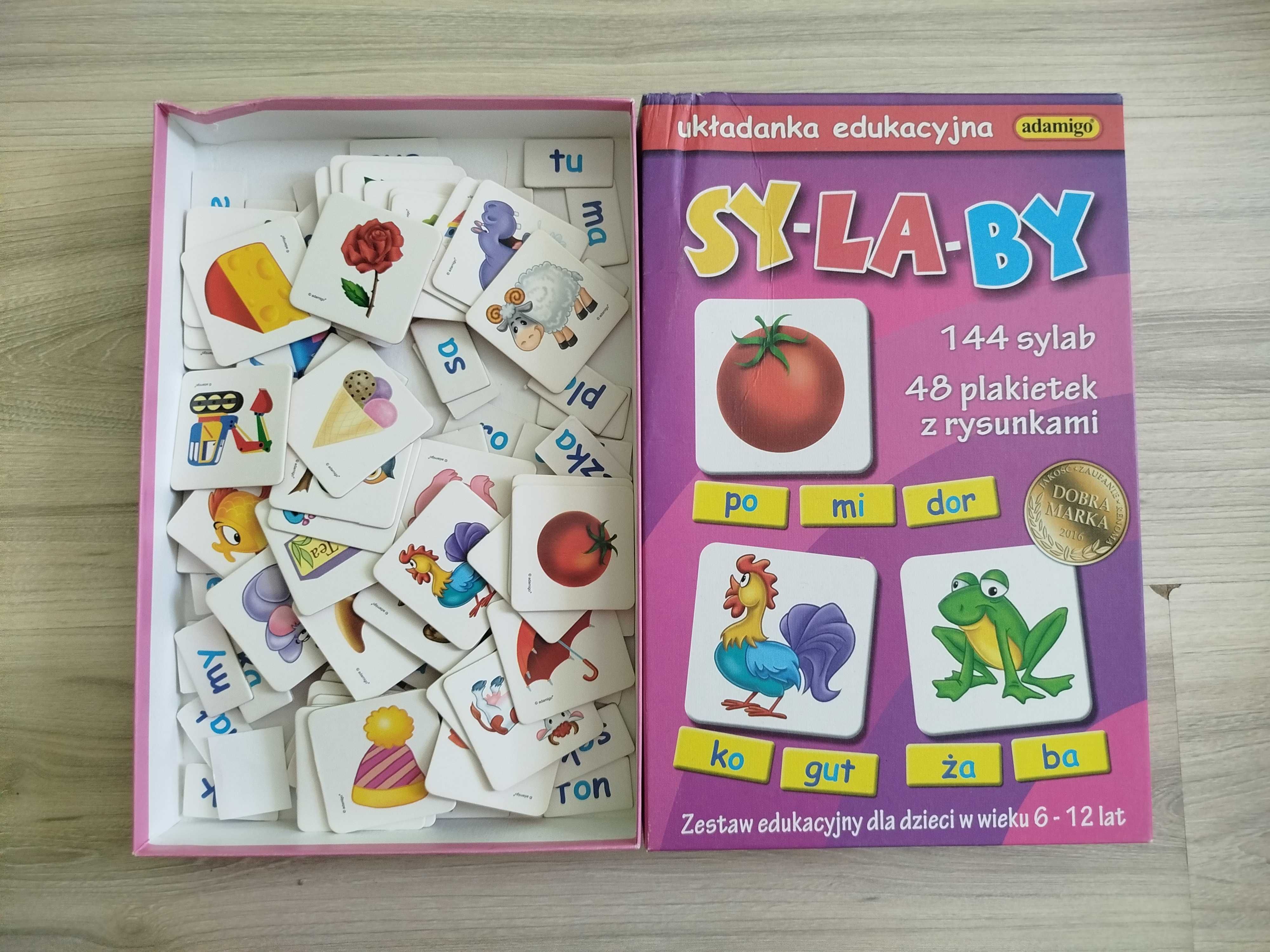 SY-LA-BY, układanka edukacyjna, adamigo, 6-12 lat