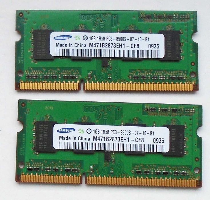 Память для ноутбука SO-DIMM DDR3 1Gb