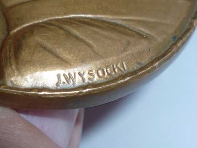 Medal okolicznościowy Uniwersytet Poznański 1883 - 1933 J.Wysocki