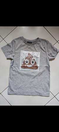 Bluzka, koszulka, t-shirt chłopięcy krótki rękaw Primark rozmiar 128