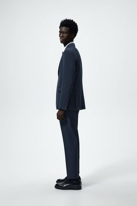 Fato Zara azul padrao novo Calça tam 38 Blazer 48 por estrear