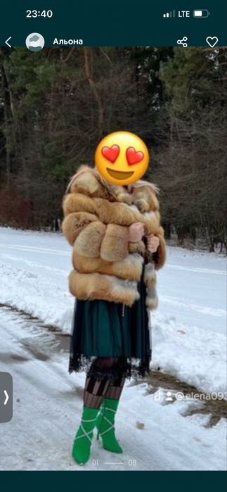 Продам шубку з лисиці