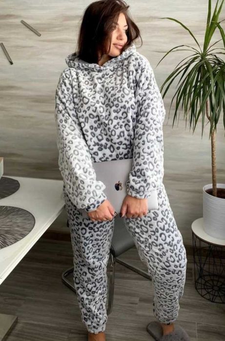 Мега теплый меховый домашний костюм/пижама George Англия XL-2XL