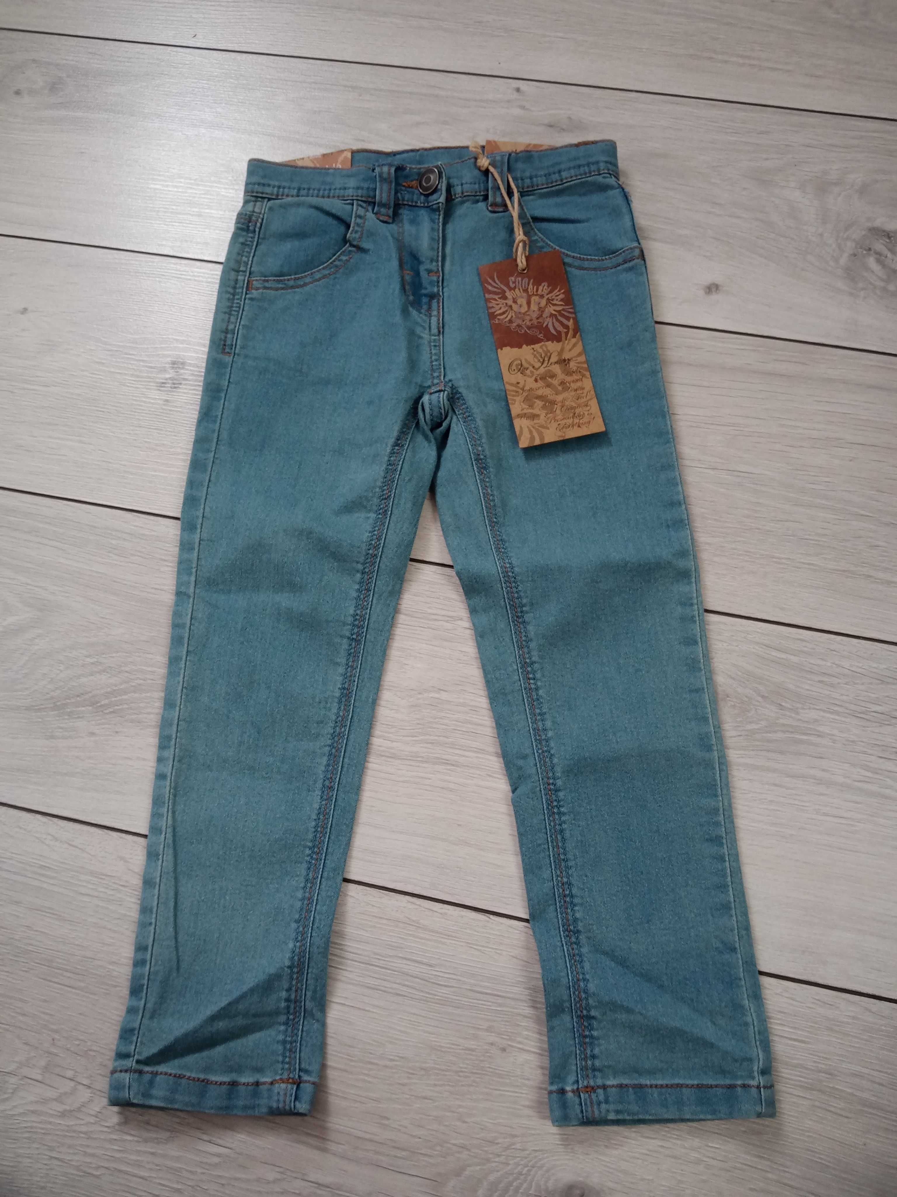 Nowe spodnie jeansy Cool Club 104 cm.