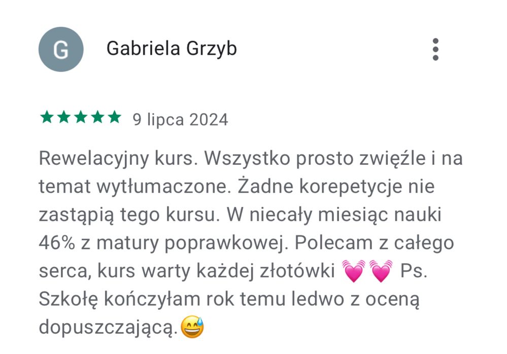 Korepetycje z matematyki