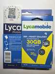 LycaMobile PL Starter SIM Card PrePaid 30 GB Pakiet S
