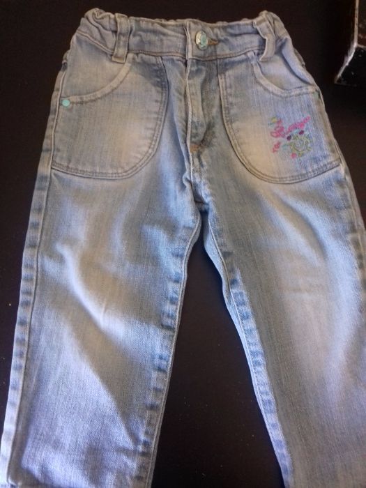 Calças ganga menina, 18 meses