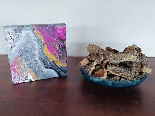 Quadro Abstrato – Fluxo Cósmico