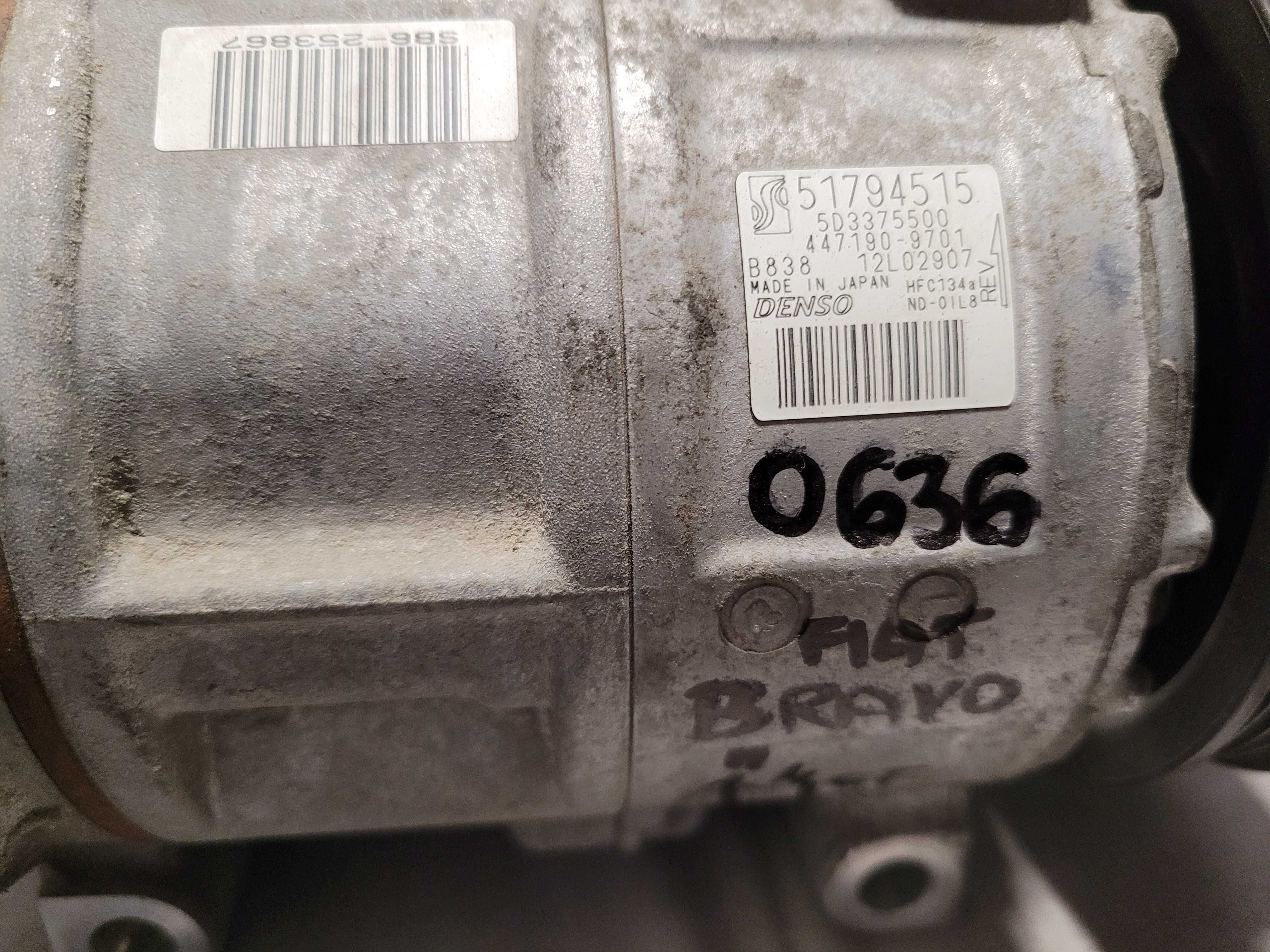 Sprężarka kompresor klimatyzacji Fiat Bravo 2 II 1.4 T-Jet 517.945.15